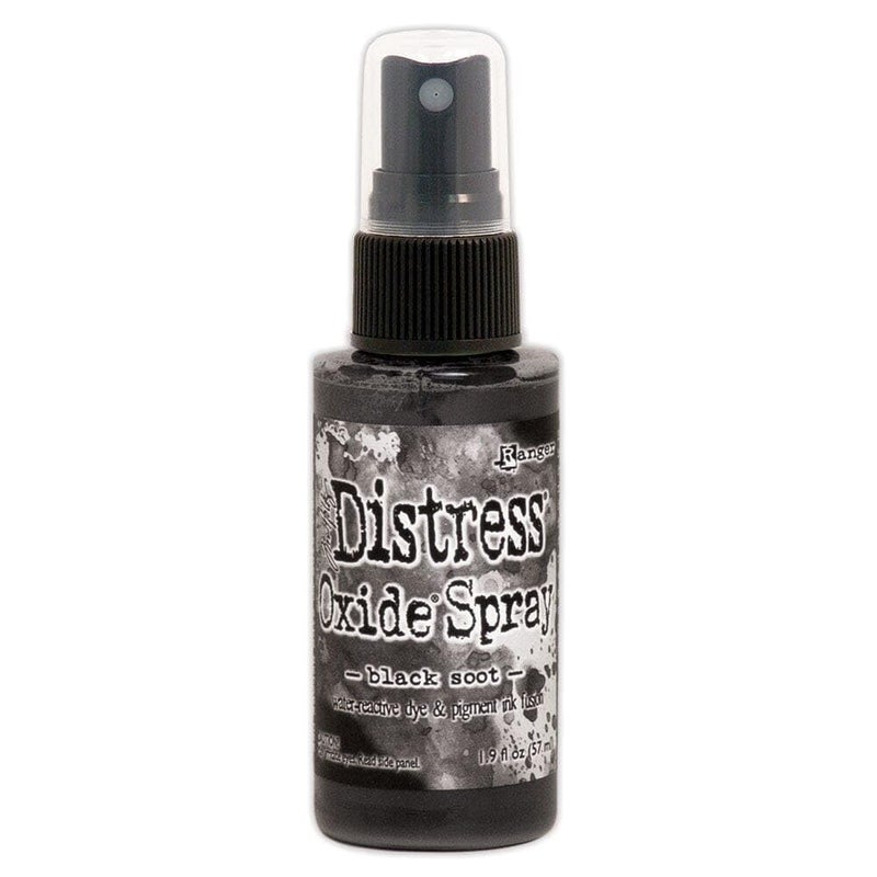 Tim Holtz - Ranger DISTRESS OXIDE SPRAY BLACK SPOT, 1.9 Fl Oz (Pack of 1)
